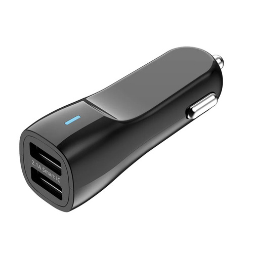 АЗУ OLMIO 2USB, 2.4A Black фото 