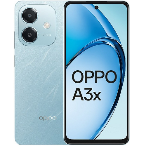 Телефон Oppo CPH2641 A3x 128Gb Ram 4Gb Ocean Blue фото 