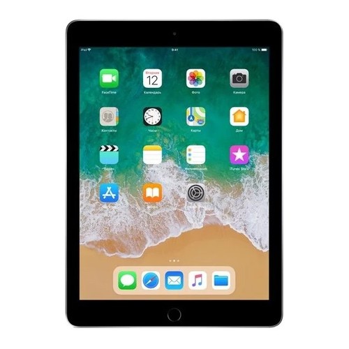 Планшет Apple iPad Wi-Fi 128Gb (Apple A10/9.7"/128Gb) A1893 Space Gray фото 