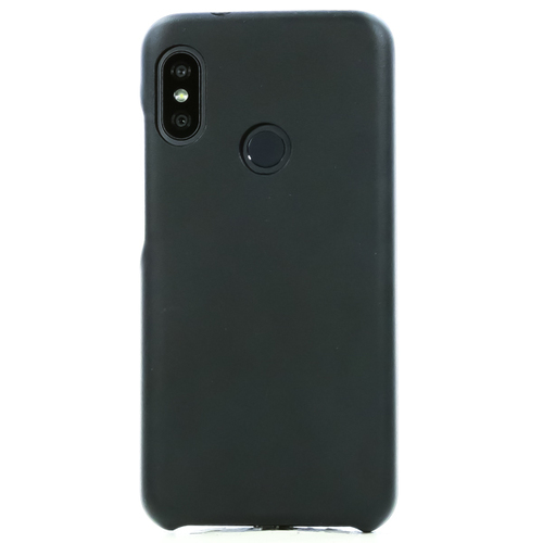 Накладка кожаная G-Case Slim Premium для Xiaomi Mi A2 Lite /Redmi 6 Pro Black фото 