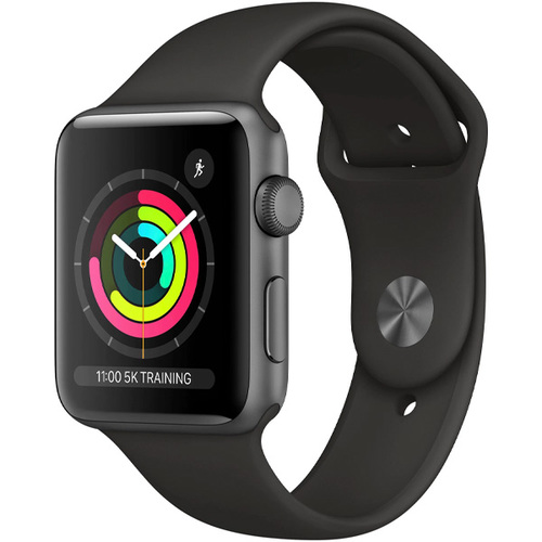 Умные часы Apple Watch Series 3 38mm A1858 Aluminum Case with Nike Sport Band Space Grey фото 