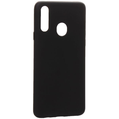 Накладка силиконовая BoraSCO Microfiber Case Samsung Galaxy A20/A30 Black фото 