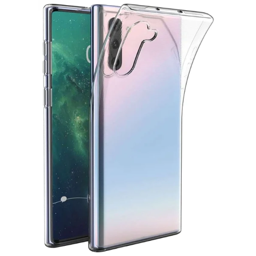 Накладка силиконовая Deppa Gel Case Samsung Galaxy Note 10 Plus Clear фото 